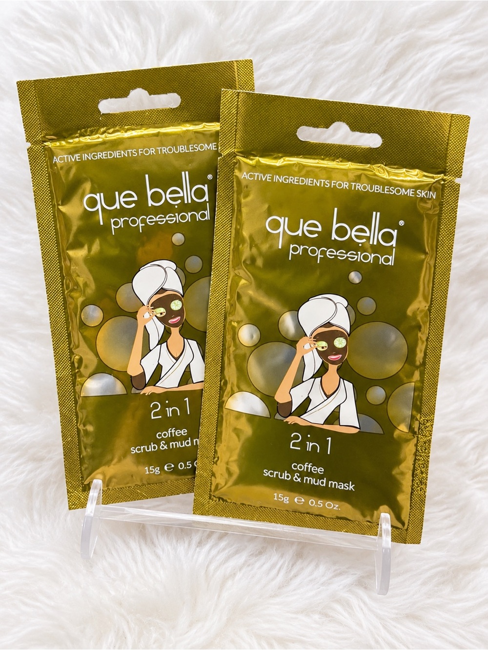Professional 2-in-1 Coffee Scrub & Mud Mask – Set of 2